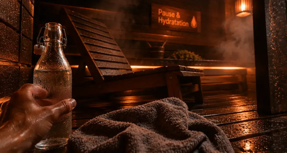 Sauna contre indication cardiaque, risque de malaise et hydratation