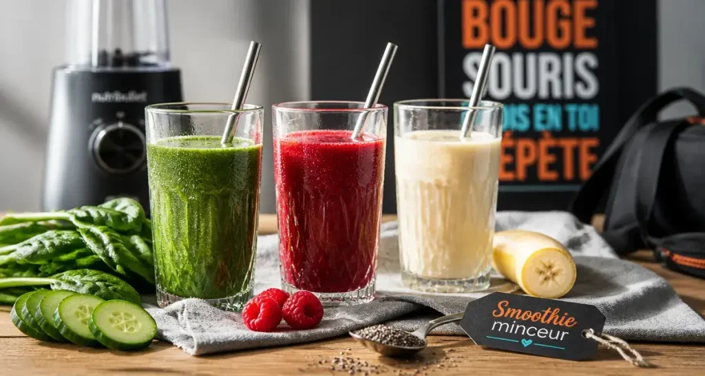 Smoothie minceur : 3 recettes express pour allier plaisir et légèreté